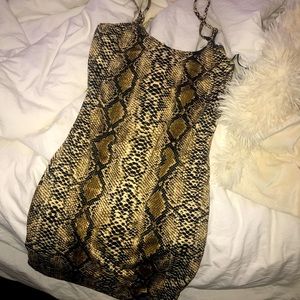 Hera collection dress snake skin